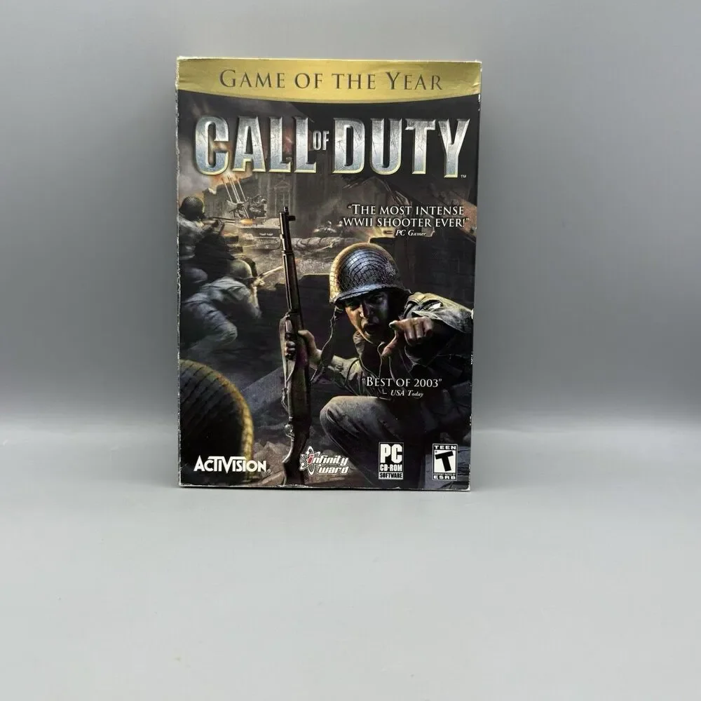Call Of Duty PC Activision 2003 Game of the Year Two Discs